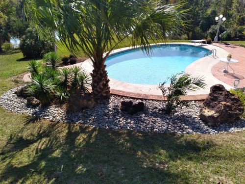 Installation of trees and shrubs . for Landrum’s Lawn & Tractor Services in Blountstown, FL