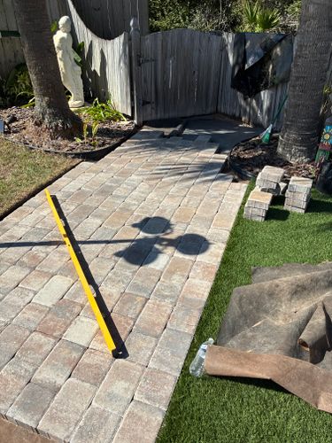 Paver Installation/Sealing for Ferrell’s Professional Painting & Home Services LLC in Panama City Beach, FL