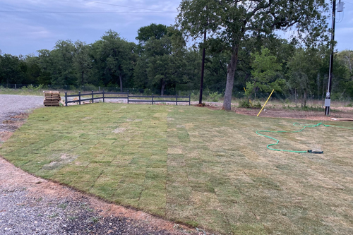 Mowing for 5th Star Landscaping LLC. in Bastrop, TX
