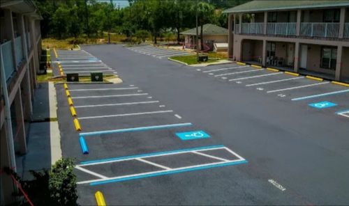 Line Striping for Karas Parking Lot Services LLC in Hernando County, FL