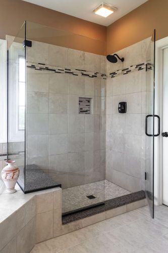 Custom Built Showers for J.Flora Plumbing Corp in Abington, MA
