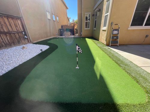 Putting Greens for Aidan Jade Landscaping in Riverside County, CA