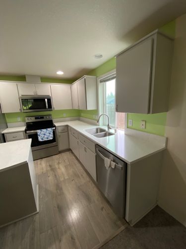 Kitchen and Cabinet Refinishing for AFP Painting LLC in Castle Rock, WA