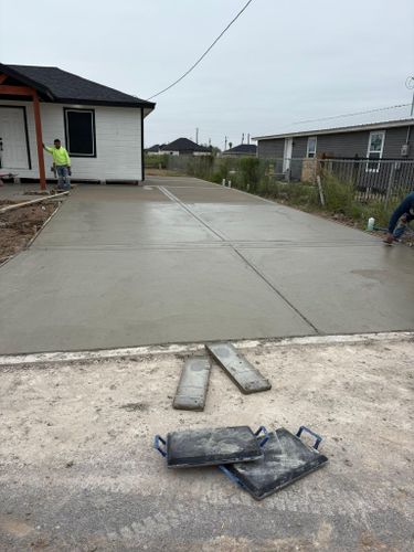 Concrete for Superior Painting and Metal Solutions in Edinburg, TX