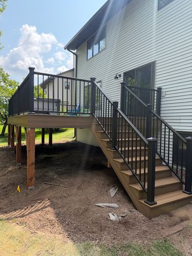 Composite Decking for RBM Construction Inc. in Eau Claire, WI