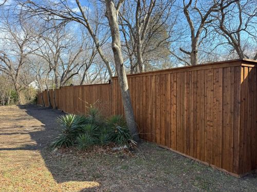Wood Fencing Installation for B1D Fencing & Outdoors in Fort Worth, TX