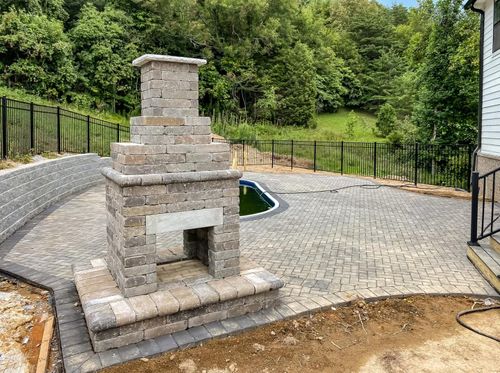 Fireplace Installation for Precision Scapes in Jonesborough, TN