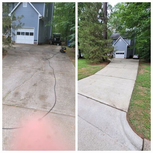 Driveway and Sidewalk Cleaning for Critts Pressure Washing in Hillsborough, NC