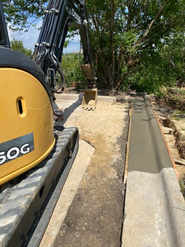 Driveway Install for TDC Excavating in Dubuque, IA