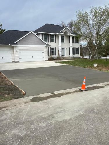 Concrete Slab Construction for CAIR CONCRETE & MASONRY LLC in Baldwin, WI