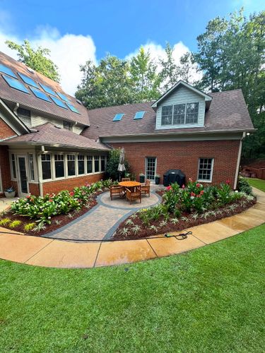 Paver Installs for E&T Outdoor Pros in LaGrange, GA