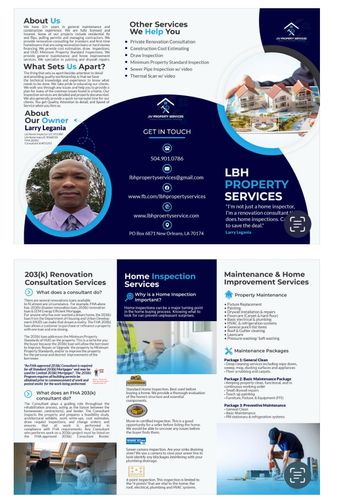  for LBH Property Services in New Orleans, LA