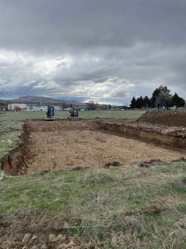 Foundation Digging for Seymour Excavating in Omak, WA