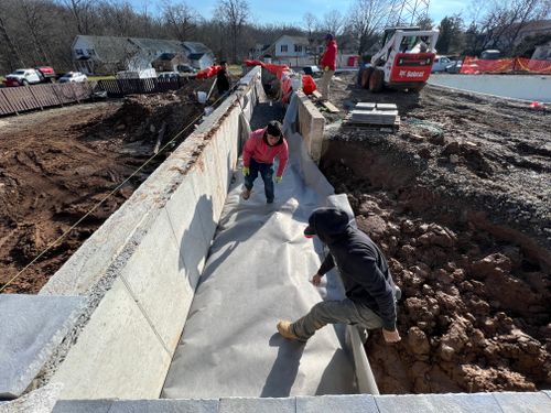 Retaining walls for Echo Contractors Inc in New York, NY