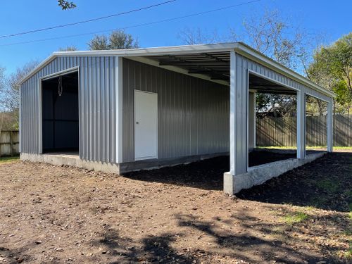 Garages for Metal Structures in Huntington, TX