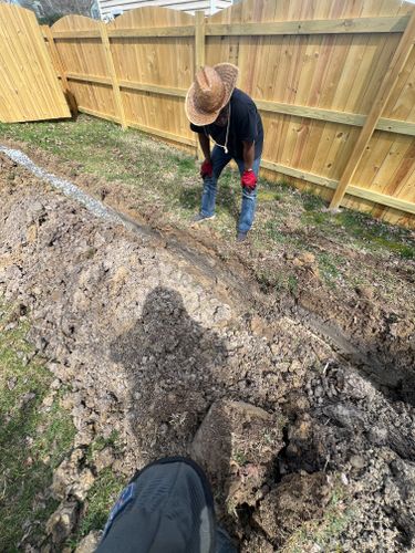 French Drains for Mr Greens Landscaping in Chesterfield, VA