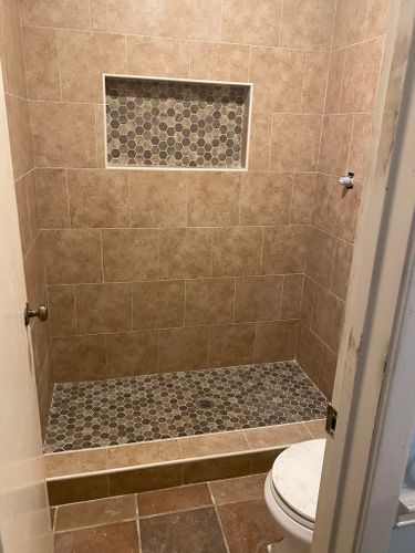 Bathroom Tiling Installation for Harris Tile and Stone in Tyler, TX