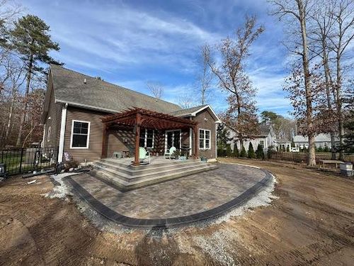 Patio Design & Construction for Broker Post Ground Crew in Sussex County, DE