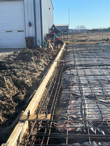 Concrete Slabs for CR Fabrication in Royse City, TX