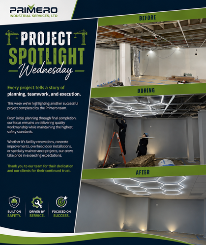 Remodeling for Primero Industrial Services, LTD in Webster, TX
