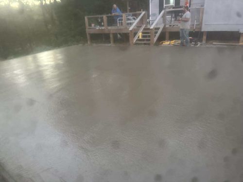 Concrete Slab Construction for AXC LLC in Knoxville, TN