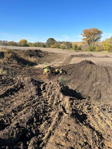 Leveling for Anthofer Dozing in Audubon, IA