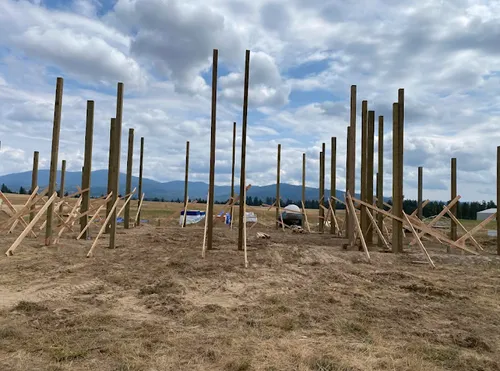 Pole Building Construction for Arthur Construction in Deer Park, WA