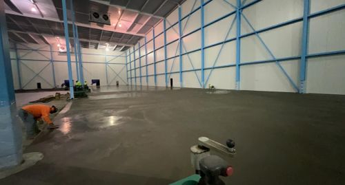 Commercial floors for Richard Custom Concrete in Bremen, IN