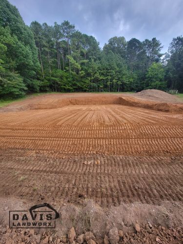 Excavation for Davis Landworx in Clanton,  AL