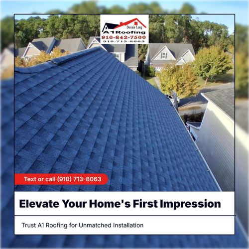 Roofing Installation for A1 Roofing in Brunswick County, NC