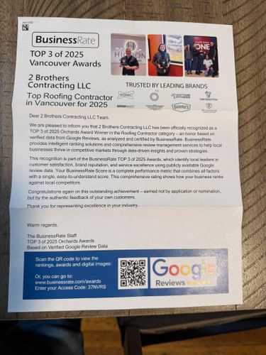  for 2 Brothers Contracting LLC in Vancouver, WA