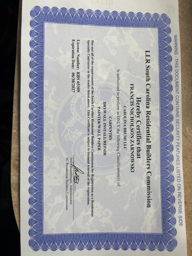  for Carolina Brush in Greenwood, SC