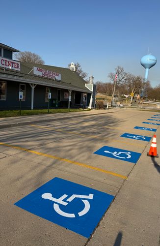 Line Striping for Midwest Line Striping LLC in Spirit Lake, IA