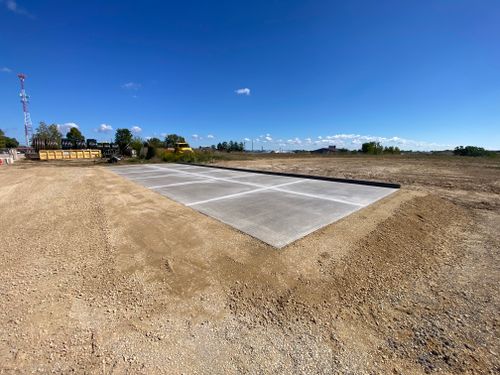 Driveway Install for TDC Excavating in Dubuque, IA