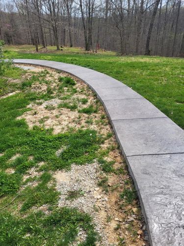 Stamped Concrete for Whitfield Concrete Construction in Solsberry, IN