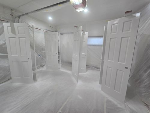 Kitchen and Cabinet Refinishing for Duraplus Topcoat Painting in New Brighton, MN