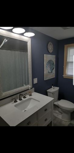 Bathroom Renovation for William McKay Construction Management in North Andover, MA