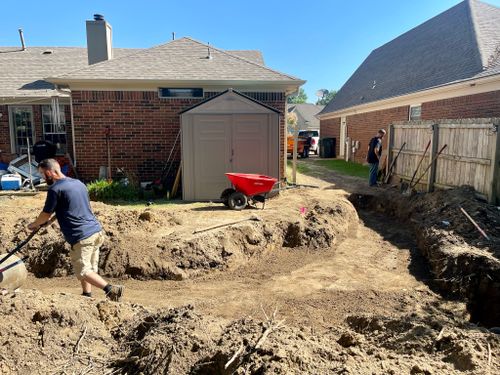 Scnider Drainage & Landscape  for Emory's Garden Landscape Emporium in Memphis,  TN