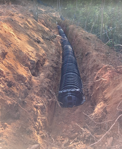 Drainage Installation for Gibson Grade Works in Towns County, GA