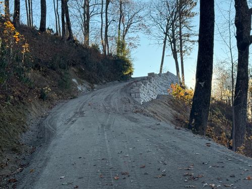Land Clearing for Elias Grading and Hauling in Black Mountain, NC