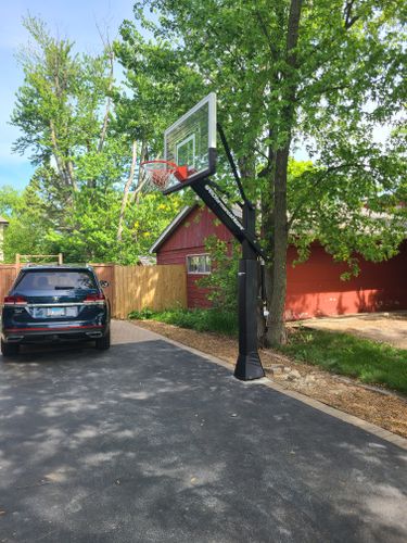 Basketball Hoop Installation for Fence Medic in Northbrook, IL