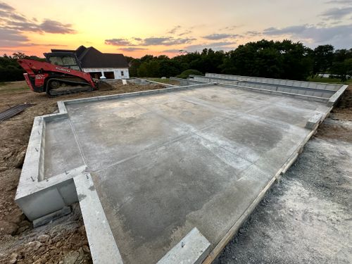 Concrete Slab Construction for Tanenbaum Services & Concrete in Florence, KY