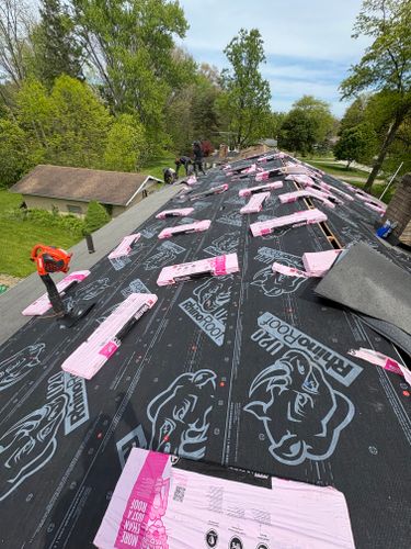 Roofing Installation for Rise Above Roofing in Stow, OH