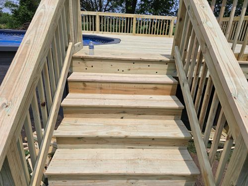 Deck & Patio Installation for Santiago Construction LLC in Valparaiso, IN