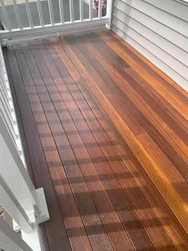 Deck Staining and Refinishing for Unlimited Softwash in Bellingham, MA