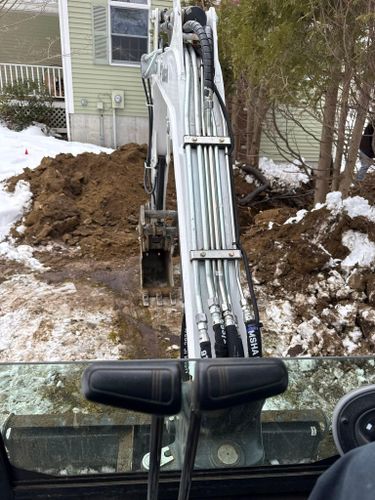 Mini Excavator Services for LCP Property Management  in Windham, NH
