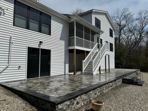 Patio Design & Construction for Broker Post Ground Crew in Sussex County, DE