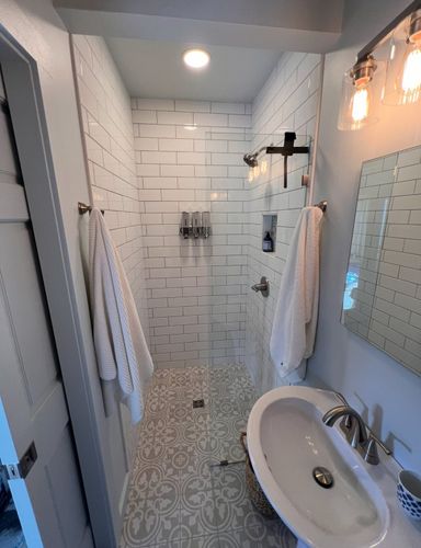 Bathroom Tiling for Cote Builders in Tryon, NC