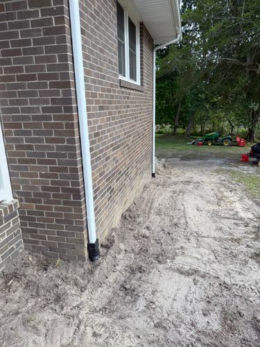 Exterior Drainage for ABC Service Company, LLC in Virginia Beach, VA