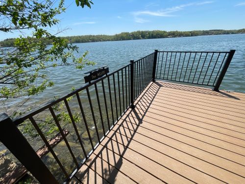 Custom Dock Construction for Ozark Deck Company in  Rogers, Arkansas